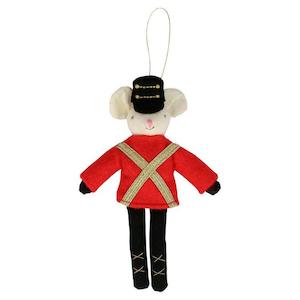 Soldier Mouse Christmas Decoration