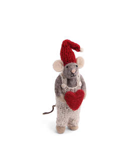 Christmas Decoration | Mouse with Heart