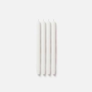 Dining Candle | White | Set of 4