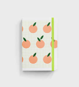 Hardcover Notebook | Peach Grid