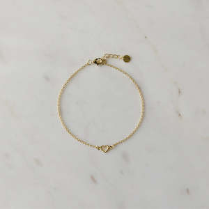 Dotty Love Bracelet | Gold