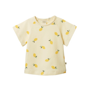 Juniper Tee | Lemon Cream Print