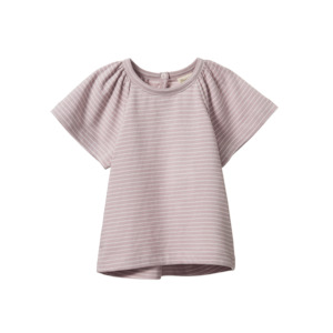 Faye Tee | Lilac Pinstripe