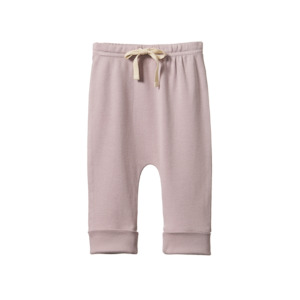 Cotton Drawstring Pants | Lilac