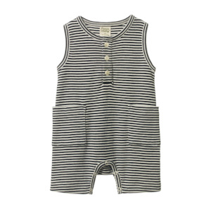 Camper Suit | Navy Stripe