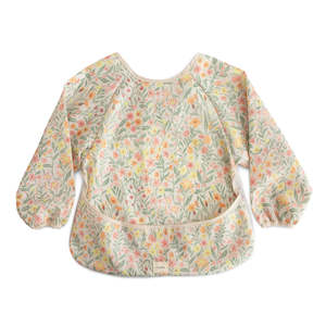 Long Sleeve Bib | Pastel Blooms