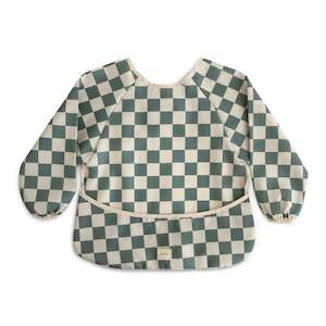 Long Sleeve Bib | Olive Check