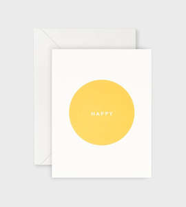 Card | Happy Yellow