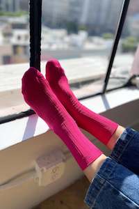 Her Socks | Fuchsia