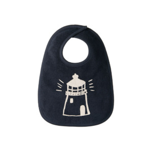 Reversible Bib | Lighthouse Print