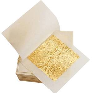 24k Genuine Gold Leaf, Loose, Indoor/Outdoor Gilding, Leaf Size 25x25mm