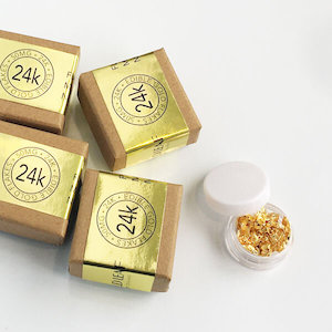 24k Genuine Gold Flakes Makeup, 50mg, Edible & Cosmetics Standard, Size 0