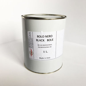 Gilders clay (bole), ready to use, Black, For Both Genuine and Imitation Gold Leaf