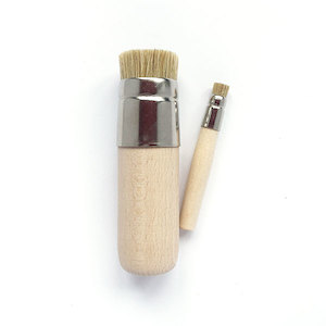 Gilder’s Polishing brush, Round Fair Bristle Extra Short Handle