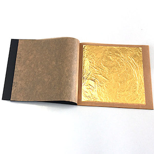 23k Gold Leaf, Loose, 8x8cm, Genuine Gold Leaf