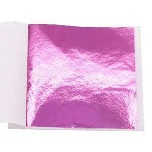 Pink Foil, For All DIY, Beauty Salons, Glass & Ceramic Crafts, Leaf size 9x8cm