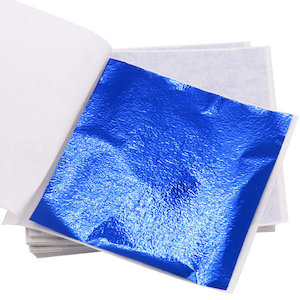 Blue Foil, For All DIY, Beauty Salons, Glass & Ceramic Artists, Leaf size 9x8cm