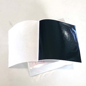 Black Foil, For All DIY, Beauty Salons, Glass & Ceramic Crafts, Leaf size 9x8cm