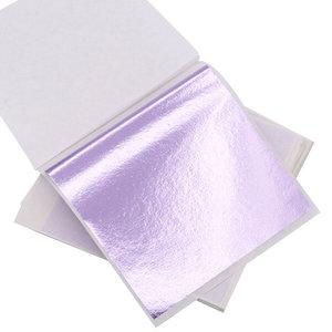 Purple Foil, For DIY Beauty Salons, Glass & Ceramic Crafts, Leaf size 9x8cm