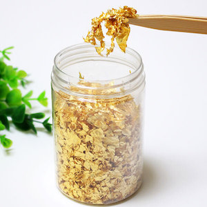 24K Edible Gold Flakes For Honey, Chocolates and Sweets , Size 3, 1g