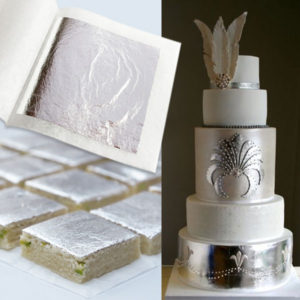 Edible Silver Booklet of 25 Leafs