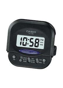 CASIO DIGITAL TRAVEL ALARM CLOCK - BLACK PQ30B-1D