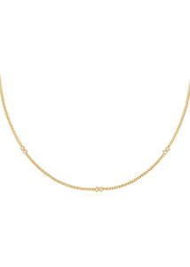 ANIA HAIE DUSK DIVAS GOLD CROSS STATION NECKLACE N061-05G