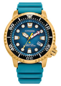 Jewellery: CITIZEN ECO-DRIVE PROMASTER SEA DIVERS TURQUOISE BLUE DIAL BN0162-02X