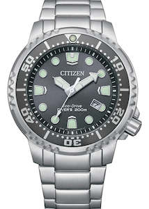 CITIZEN GENTS ECO-DRIVE PROMASTER DIVERS SEA GREY DIAL BN0167-50H