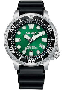 Citizen Gents Eco-drive Promaster Divers Sea Green Black Bn0154-01x