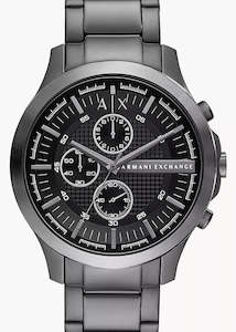 ARMANI EXCHANGE HAMPTON CHRONOGRAPH GUNMETAL BRACELET AX2454