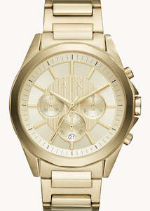 ARMANI EXCHANGE DREXLER CHRONOGRAPH GOLD BRACELET AX2602