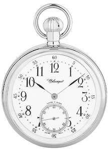 CLASSIQUE SWISS POCKET WATCH MECHANICAL STAINLESS STEEL 42-23W S