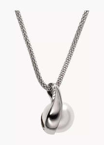 Skagen Jewellery Agnethe Silver Pearl Pendant Necklace Skj0089040