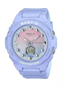 CASIO BABY-G ANALOGUE / DIGITAL BLUE RESIN BAND BGA320-2A1