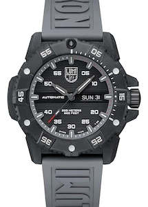 Jewellery: LUMINOX MASTER CARBON SEAL AUTOMATIC BLACK DIAL GREY BAND XS.3862