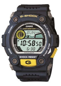 Casio G-shock Digital / Tide Graph Blue Resin Band G7900-2d