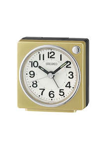 SEIKO ALARM CLOCK GOLD QHE196-G