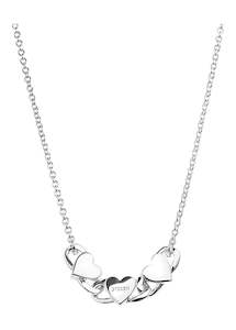 Stolen Girlfriends Club Triple Heart Love Chain Necklace Jwl4-24-2