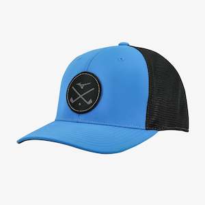 Mizuno Crossed Clubs  Meshback Cap - Brilliant Blue