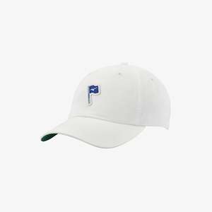 Sporting equipment: Mizuno Pin High Adjustable Cap - White