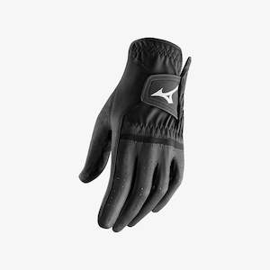 Sporting equipment: Mizuno Comp Mens Golf Glove Black - (Cadet)