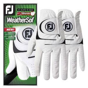 Sporting equipment: FootJoy Weathersof MLH Regular 2 Pack