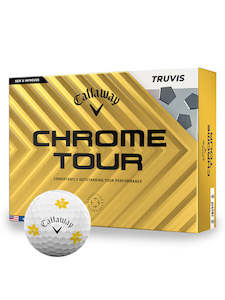 Callaway Chrome Tour Truvis Golf Balls - Daffodil