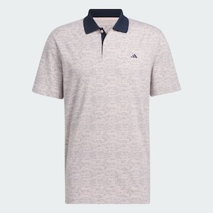 Adidas Go - To Printed Polo Shirt - Sandy Pink