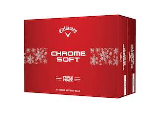 Callaway Chrome Soft 2024 Triple Track Holiday 2 Dozen Golf Balls