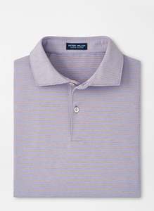 Peter Millar Ambrose Performance Jersey Polo - Lavender Fog