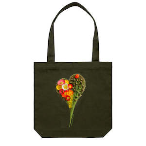 Poppy Heart Tote Bag