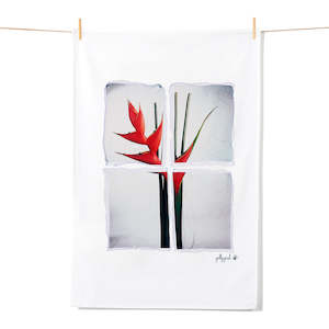 Gift: Strelitzia Polaroid Tea Towel