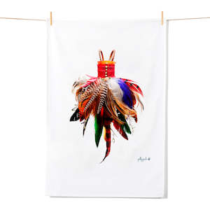 Feather Dress Tea Towel